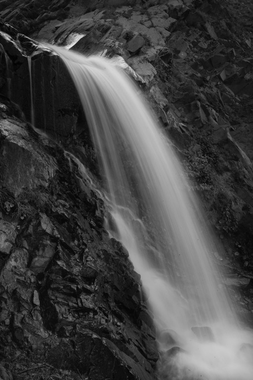 Waterfall in Black & White